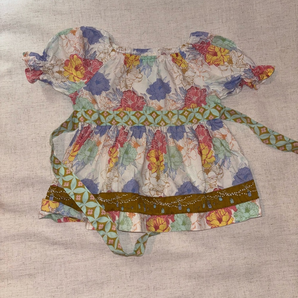 Matilda Jane Multicolor Floral Kids Blouse